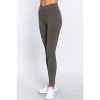 Slickblue Mid-Rise Ponte Pants, Seagull Shaped Design, Elastic Waist, Skinny Fit, Color Options, Size S-L - 4 of 4