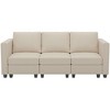 Belffin Corduroy Loveseat, Luxury Modular Love Seat with Storage, Modern Couch for Living Room - 2 of 4
