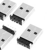 Unique Bargains USB 2.0 Type Male Jack Solder Connector, USB Repair Replacement Adapter 5 Pcs - 4 of 4