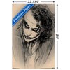 Trends International DC Comics Movie - The Dark Knight - The Joker - Sketch Unframed Wall Poster Prints - 3 of 4