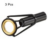 Unique Bargains Stainless Steel Ring Guide Fishing Rod Tip Repair Kits 3 Pcs - 3 of 4