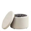 Designs4Comfort Round Shoe Ottoman - Breighton Home - 2 of 3