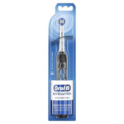 Oral-b Revolution Battery Toothbrush With A Brush Head - Black : Target