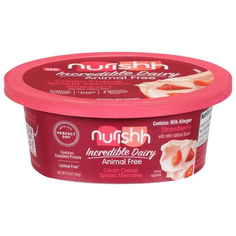 Nurishh Incredible Animal Free Strawberry Cream Cheese Spread Alternative - 6.5oz, 1 of 4