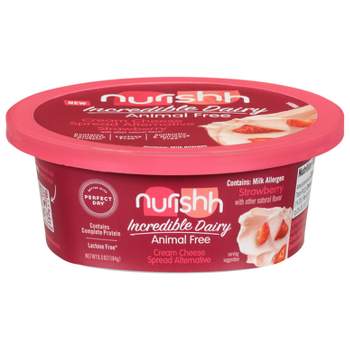 Nurishh Incredible Animal Free Strawberry Cream Cheese Spread Alternative - 6.5oz
