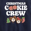 Boys' - Disney - Mickey and Minnie Christmas Cookie Crew Graphic Long Sleeve Fleece Sweatshirt - 2 of 4