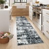 Indoor Washable Area Rugs Soft Low Pile Non Slip Floor Mat Thin Modern Abstract Printed Floor Carpet for Living Room Bedroom - 3 of 4