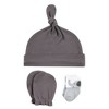 Hudson Baby Unisex Caps, Mittens and Socks Set, Safari, 0-6 Months - 4 of 4