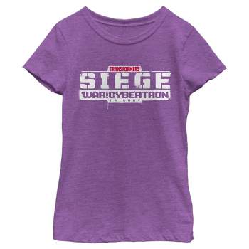 Girl's Transformers Siege Logo T-Shirt