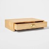 Wooden Monitor Stand with Drawer Naturals - Threshold™ - image 3 of 3