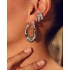SHINE by Sterling Forever Iskra CZ Micro Hoop Earrings - 2 of 4