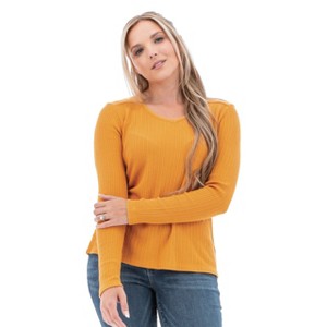 Aventura Clothing Women's Bliss Long Sleeve V-Neck T-Shirt - 1 of 4