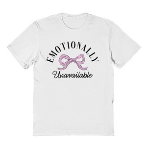 Social Collective Men's Emotionally  Valentines Day Short Sleeve Graphic Cotton T-Shirt - 1 of 3