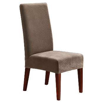 Stretch Pique Short Dining Room Chair Slipcover - Sure Fit