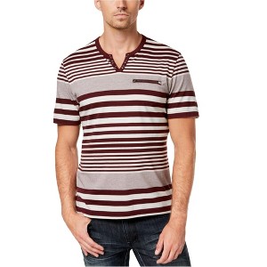 I.N.C International Concepts Mens Striped V neck Basic T-Shirt, Multicoloured, Large - 1 of 1
