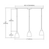 Elk Home Merida 3 - Light Chandelier in  Polished Chrome - 2 of 2