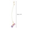 Unique Bargains Pearl Chain Bow Water Cup Pendant 1 Pc - 2 of 4