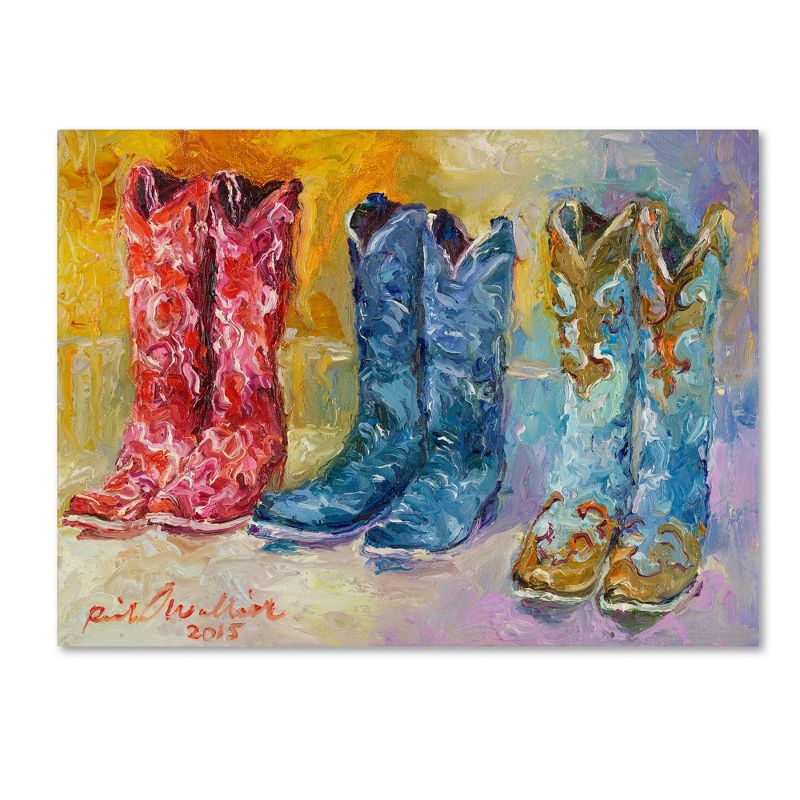 Trademark Fine Art -Richard Wallich 'Cowboy Boots' Canvas Art, 2 of 4