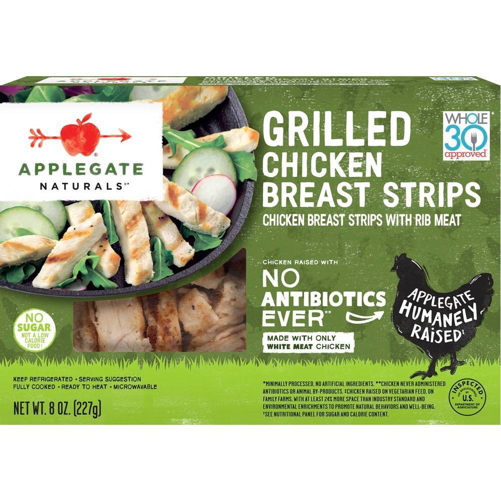 GRILLED CHICKEN BREAST STRIPS