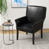Costway Executive PU Leather Guest Chair Reception Side Arm Chair Upholstered - 2 of 4