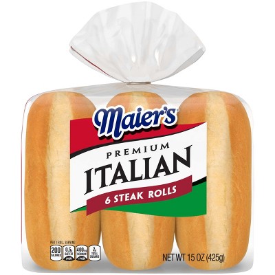 Maiers Italian Steak Rolls - 15oz