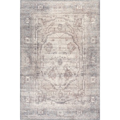Nuloom Green Haven Collection Recycled Cotton Machine Washable Indoor Area Rug