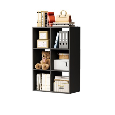 COMHOMA 4/6/8 Wood Cube Storage Shelf, White Wood Bookshelf with Removable Back Panels, Open Back Design for Vertical or Horizontal Placement