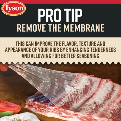 Tyson Baby Back Pork Ribs - Price per lb