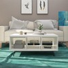 Melbourne Coffee Table, White - 4 of 4