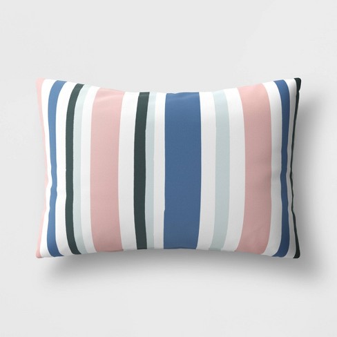 Striped Lumbar Pillow at