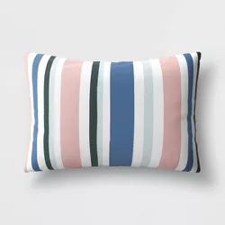 Striped Lumbar Throw Pillow - Room Essentials™