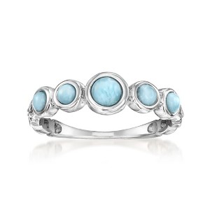 Ross-Simons Larimar Ring in Sterling Silver - 1 of 4