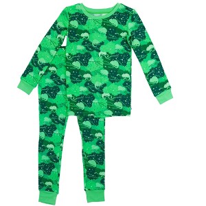 RuggedButts SoftSnooze Toddler Boys Long Sleeve Pajama Set - 1 of 4