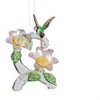 Gallerie II Hummingbird & Flower Christmas Xmas Ornament Set of 2 - 3 of 3