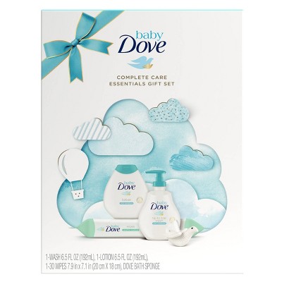 Baby Dove Rich Moisture Wipe & Bath Sponge Gift Set