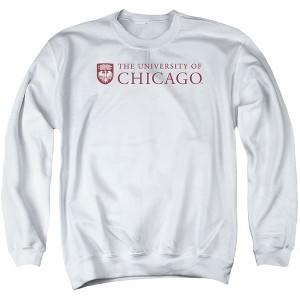University of Chicago Official Stacked Adult Crewneck Sweatshirt - 1 of 4
