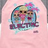 Girls' - LOL Surprise! - Electric Dreams Shirt Tail Raglan Graphic T-shirt - 2 of 3