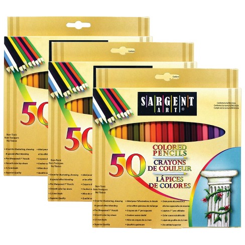 Sargent Art Colored Pencil Sets  Art pencil set, Colored pencils, Sargent  art