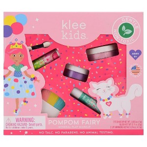 Klee Kids Natural Mineral Play Makeup 4-pc Kit | YUMMY MOISTURIZING LIP SHIMMER.  - Pom Pom Fairy - 1 of 3