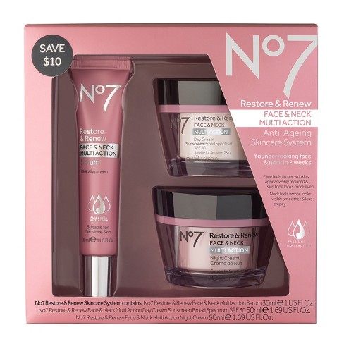 No7 Restore Renew Multi Action Skincare System Target