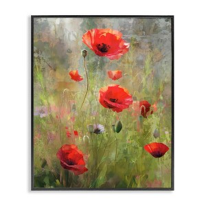 Stupell Industries Abstract Red Poppies, 24" x 30" - 1 of 4