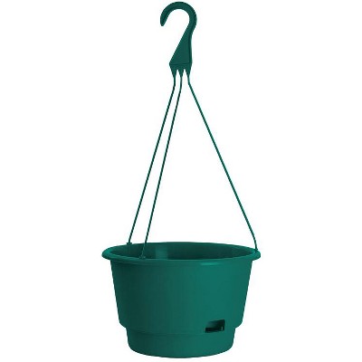 Rugg Polyresin Hanging Basket Green