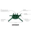 Krinner - Tree Genie Steel - Single Cable Operation, Foot Press Easy Setup, 4 Stabilizer Feet, Up to 15 Feet Live Trees - Christmas Tree Stand, Green - 3 of 4