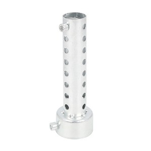 Unique Bargains Universal Motorcycle Exhaust Can Muffler Pipe Insert Baffle Can Removable Silver Tone - 1 of 4