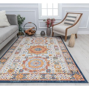 Rugs America Harper Abstract Vintage Area Rug - 1 of 4