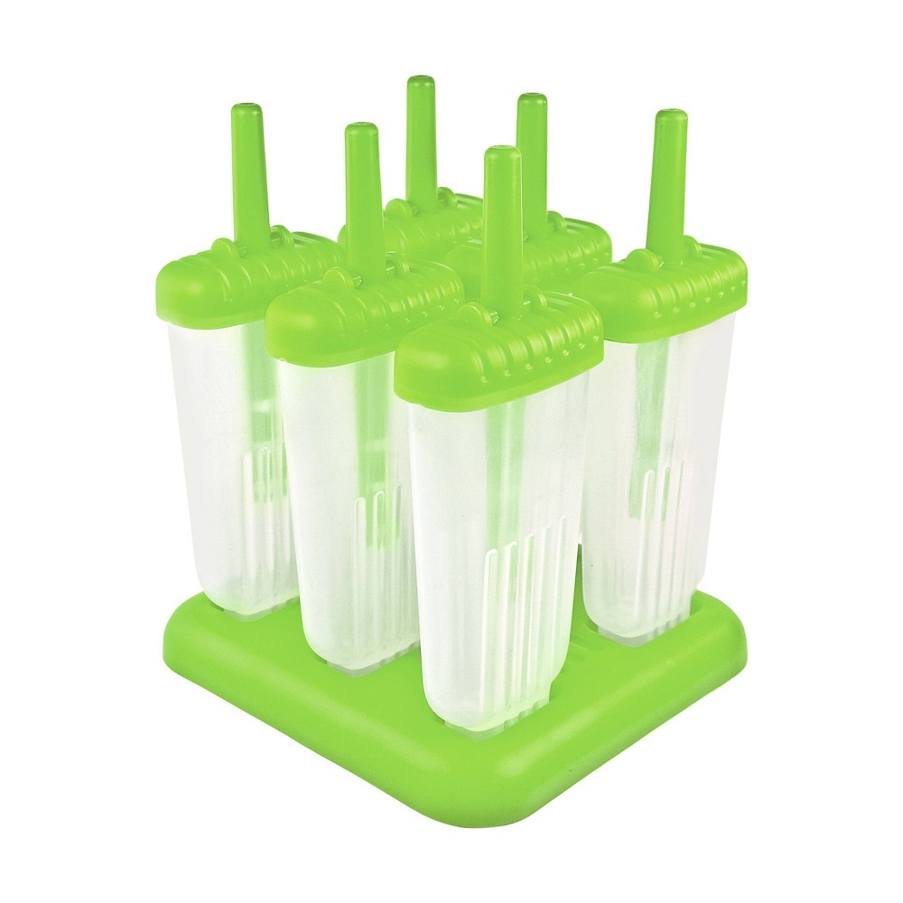 Photos - Barware Tovolo Set of 6 Groovy Pop Molds Green