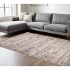 Gray and Brown Oriental Non Skid Area Rug - 2 of 4