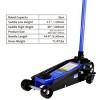 Syemin Lift Jacks 3.5 Ton Low Profile Floor Jack, Racing Floor Jack with Pistons Quick Lift, Hydraulic Floor Jack Lifting, Blue, 29.2"*16.34"*8.54" - 3 of 4