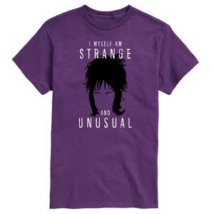 Men's - Beetlejuice - Lydia Deetz I Myself Am Strange and Unusual Short Sleeve Graphic T-Shirt - 1 of 3