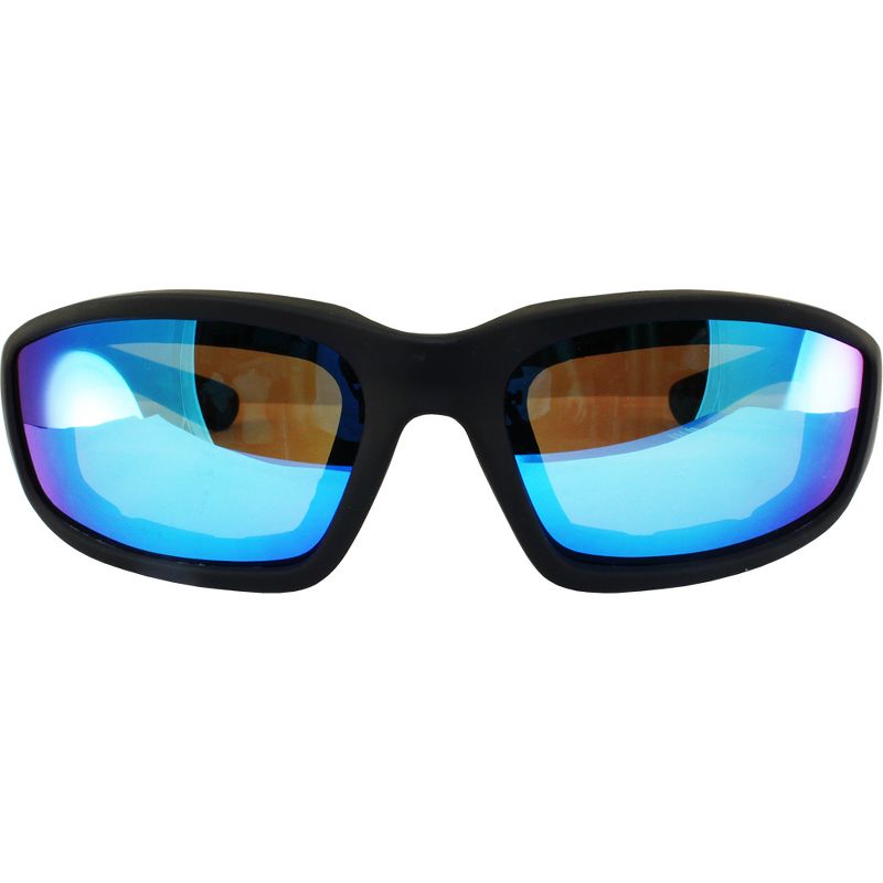 Global Vision Kickback Safety Motorcycle Glasses with Blue Lenses, 2 of 4